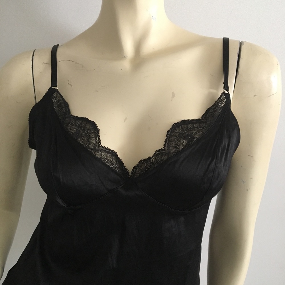 Elle macpherson intimates black lace camisole